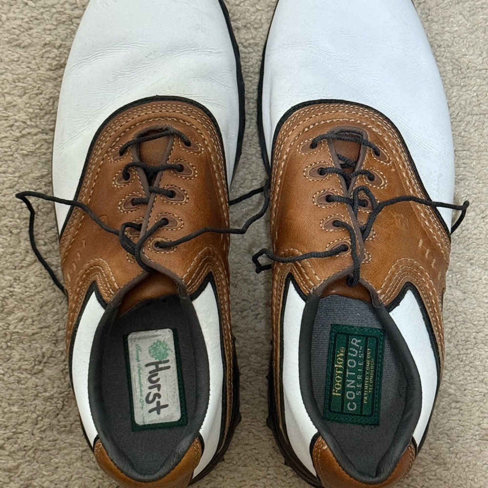 FootJoy Brown and White Oxfords